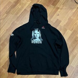 3/$20 Reebok Black Ronda Rousey UFC Graphic Hoodie